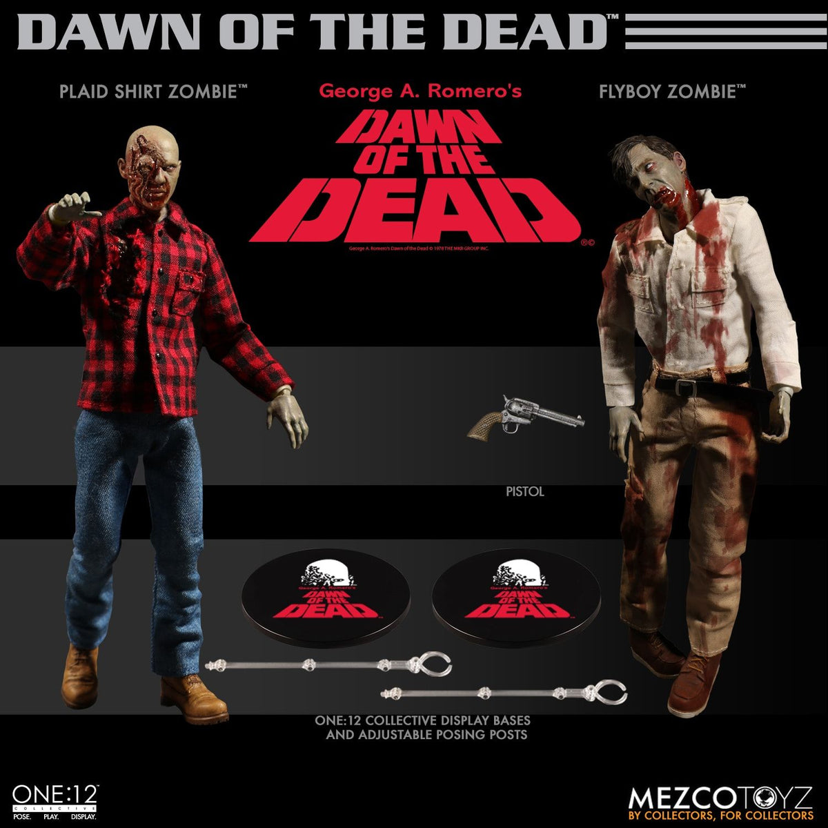 ZOMBI DAWN OF THE DEAD WGT ? 12個　ソフビ　ゾンビ Unbox Industries — ZOMBI: DAWN OF THE DEAD WGT? TRAY (12 UNITS)