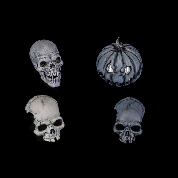 Graveyard Skeletons - Extra Head Pieces