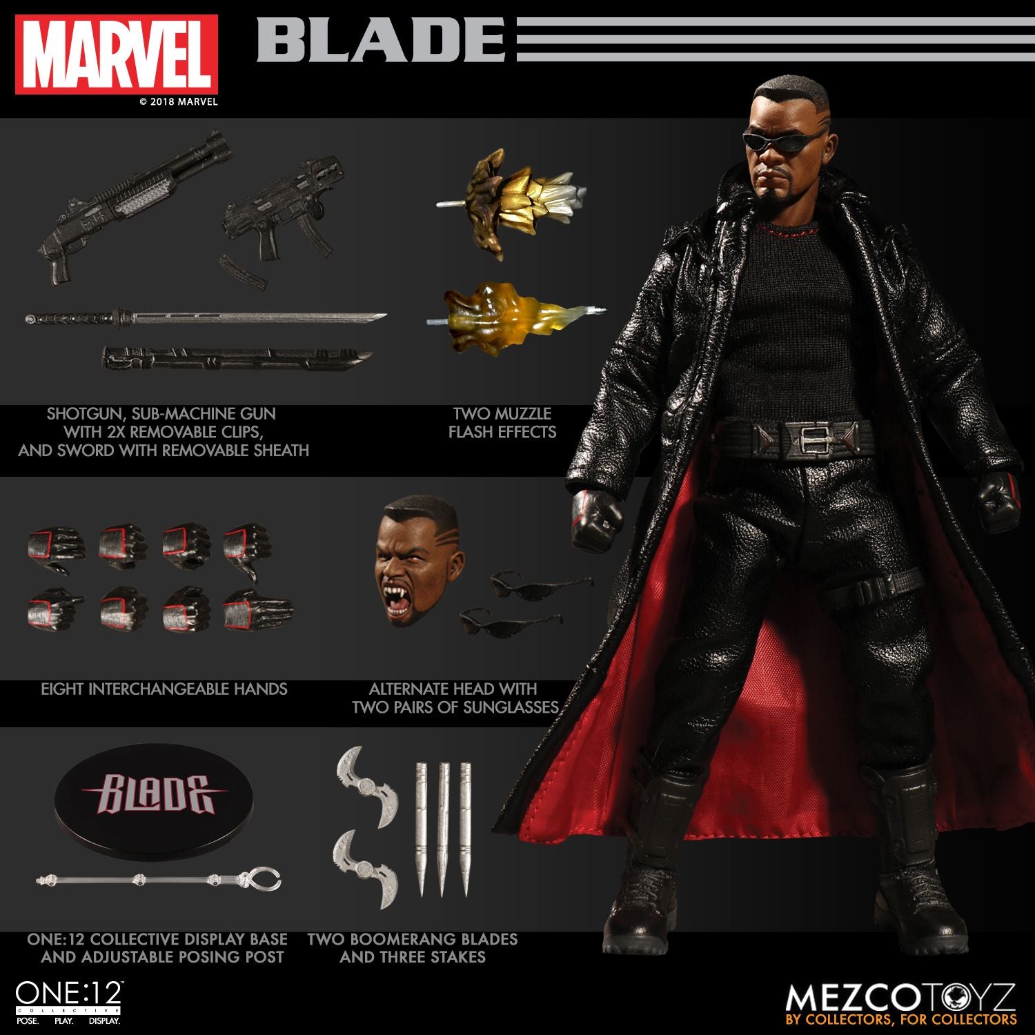 Mezco One: 12 Collective - Blade – The 1 Stop Toy Shop