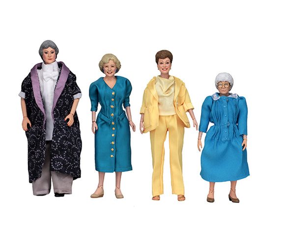 The Golden Girls – 8″ Clothed Action Figures – FULL SET