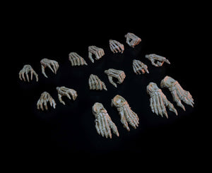 Mythic Legions - Skeletons of Necronominus Hands Pack